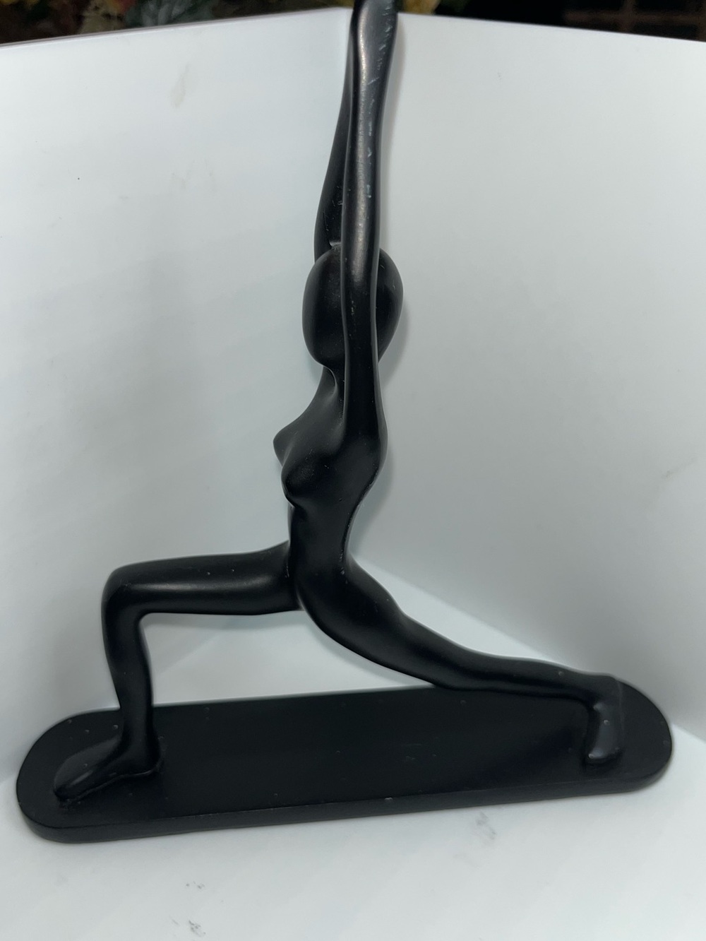 Yoga Pose Sculpture Female Figurine Meditation Statue Heavy Solid Composite